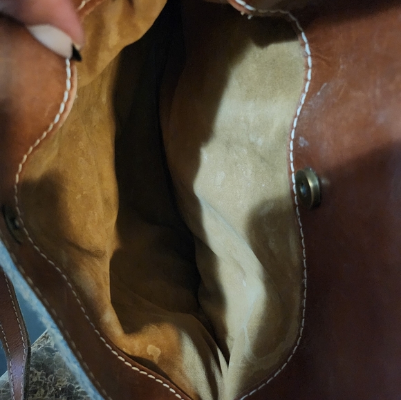 Patricia Nash Brown Leather 3 way Backpack & Wallet Bundle GUC - Picture 6 of 16